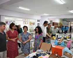 Başkan Vekili Çelik yıl sonu sergisine katıldı