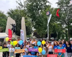 Bisiklet tutkunları, pedallarını TEGV’li çocuklara umut olmak için çevirdi