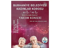 Burhaniye Belediyesi Kadınlar Korosu’ndan Yardım Konseri