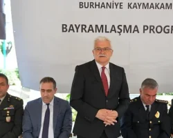 Burhaniye’de Bayramlaşma Töreni Yapıldı