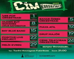 Çim Konserleri 1 Temmuz’da başlıyor