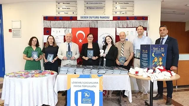 Dokuz Eylül Üniversitesi’nde lösemiyi atlatan çocukların lösemili kardeşlerine yazdıkları armağan kitabın tanıtım etkinliği düzenlendi