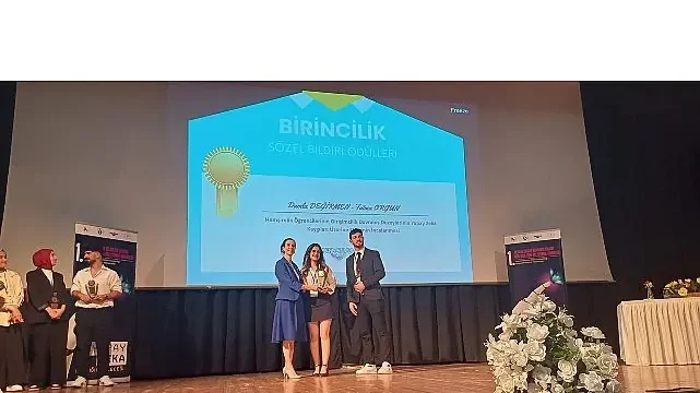 Egeli genç araştırmacıya birincilik ödülü