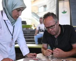 Engelli ve engelsiz bireyler birlikte üretmenin mutluluğunu yaşadı