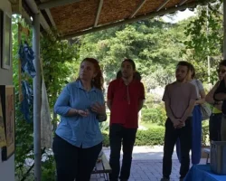 EÜ Botanik Bahçesi’nde tekstil sanatında biyo-tasarım uygulamalı olarak anlatıldı