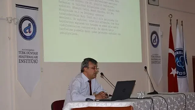 EÜ’de “Dünden Bugüne Türk Dünyasında Ortak Alfabe Meselesi’’ konuşuldu