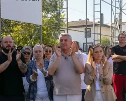 Güzelbahçe’de iki açılış ardından bayramlaşma