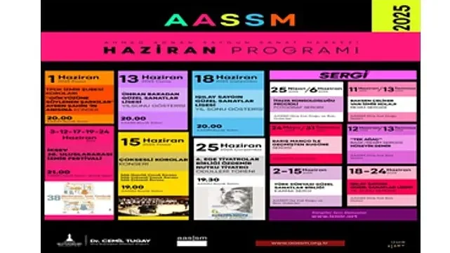 Haziran ayında sanat dolu günler