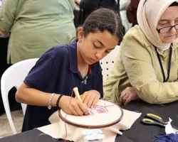 Her yaş sanatla buluştu, eserler konuştu