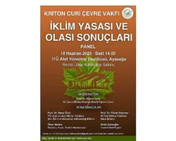 “İklim Yasası ve Olası Sonuçları” Paneli, Kriton Curi’nin Anısına Düzenleniyor