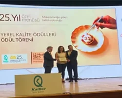 İzmir Büyükşehir Mükemmelliği Arayış Sempozyumu’ndan ödülle ayrıldı