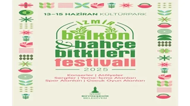 İzmir’in ilk Balkon ve Bahçe Bitkileri Festivali başlıyor