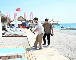 Kemer tanıtım çekimleri devam ediyor