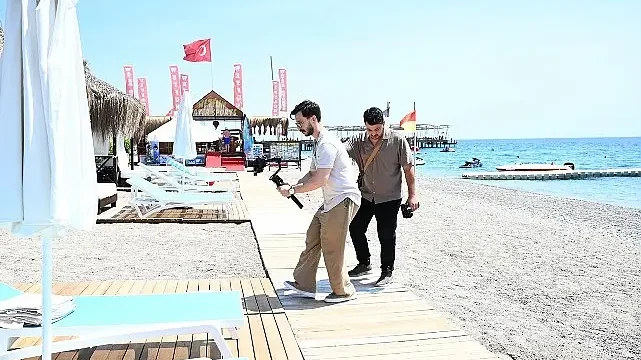 Kemer tanıtım çekimleri devam ediyor