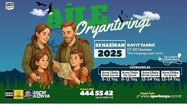 Konya Büyükşehir’den Ailece Doğayla Buluşma Fırsatı