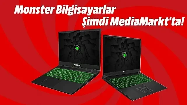 Monster oyun bilgisayarları MediaMarkt mağazalarında!