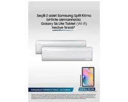 Samsung Split Klimalarda Galaxy S6 Tablet hediye fırsatı!