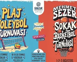 Spor kenti Gölcük’te yaz turnuvaları başlıyor