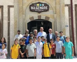 Başkan Altay ve Başkan Pekyatırmacı Bilgehane’de Yaz Etkinliklerine Katılan Öğrencilerle Buluştu