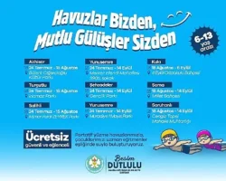 Büyükşehir’in Havuzları Çocuklarla Buluşuyor