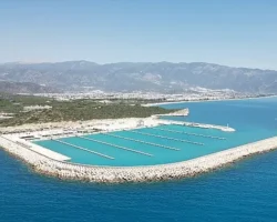 Demre Marina Akdeniz’in parlayan yıldızı olmaya aday