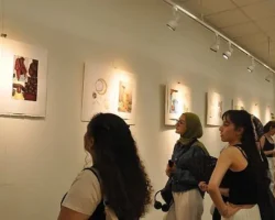 EÜ’de “Resim ve Desen” sergisi sanatseverlerin ilgi odağı oldu