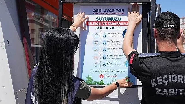 Keçiören Belediyesi’nden Su Tasarruf Seferberliği
