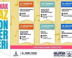 Konak Yaz Konserleri başlıyor