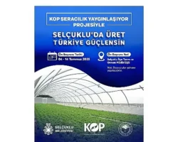 KOP Seracılık Yaygınlaşıyor Projesi’ne başvurular başladı.