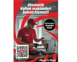MediaMarkt Türkiye’den evde otomatik kahve makinesi bakım hizmeti!