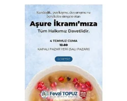 Milas Belediyesi Aşure İkramı Yapacak