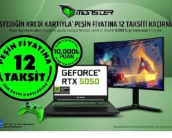 Monster’da peşin fiyatına 12 taksit fırsatı tüm hızıyla devam ediyor