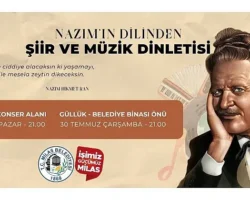Nazım Hikmet Ran Ören ve Güllük’te Anılacak