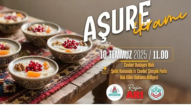 Nevşehir Belediyesi Kursiyerlerimiz Aşure İkram Edecek
