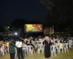 Osmangazi’de açık hava sinema keyfi devam ediyor
