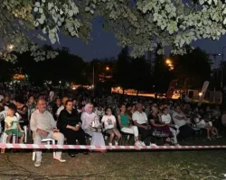 Osmangazi’de çocuklar açık hava sinemasında buluştu