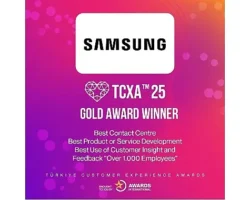 Samsung’a Türkiye Müşteri Deneyimi Ödülleri (TCXA) 2025’ten 3 Altın Ödül!