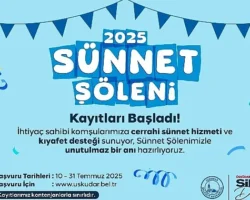 Üsküdar Belediyesi ‘2025 Sünnet Şöleni’ Kayıtları Başladı