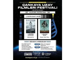 Çankaya’da Uzay Filmleri Festivali 2 Ağustos’ta Başlıyor