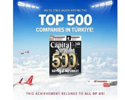 Corendon Airlines, “Capital 500” listesinde yükselmeye devam ediyor