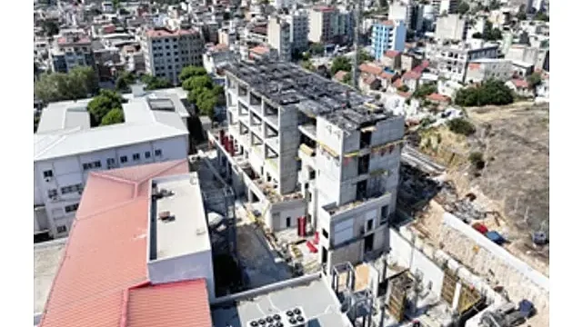 Eşrefpaşa Hastanesi inşaatı beşinci kata ulaştı