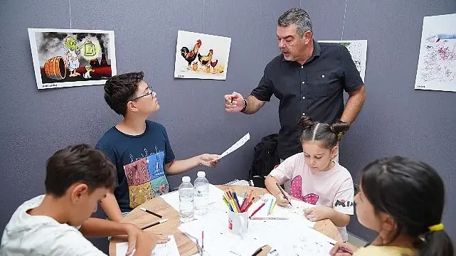Haydi Çocuklar! Karikatürist Altan Özeskici ile Atölye Çalışmaları Başlıyor