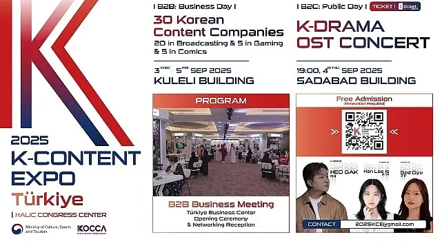 “K-Content Expo Türkiye’de” kapılarını açıyor