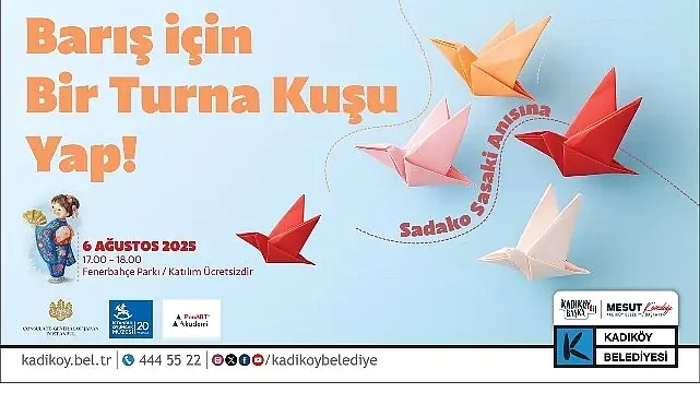 Kadıköy’den Hiroşima’ya Barış Kuşları