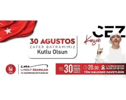 Keçiören’de 30 Ağustos Zafer Bayramı Coşkusu Ceza Konseriyle Kutlanacak