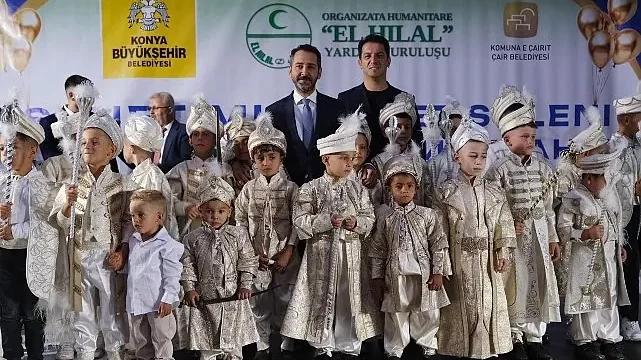 Konya Büyükşehir Belediyesi Kardeş Şehir Üsküp’te Sünnet Şöleni Düzenledi
