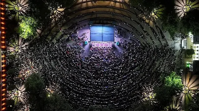 Konyalılar Açık Hava Sinema Etkinliği İle Keyifli Bir Yaz Akşamı Geçirdi