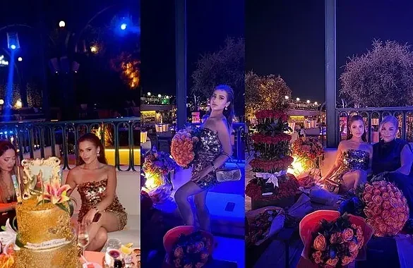 Melisa Özmen’e doğum gününde güller yağdı