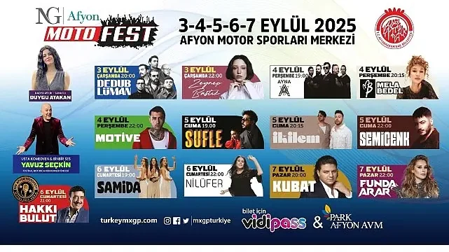 NG Afyon Motofest’te Müzik, Şov ve Eğlence Bir Arada