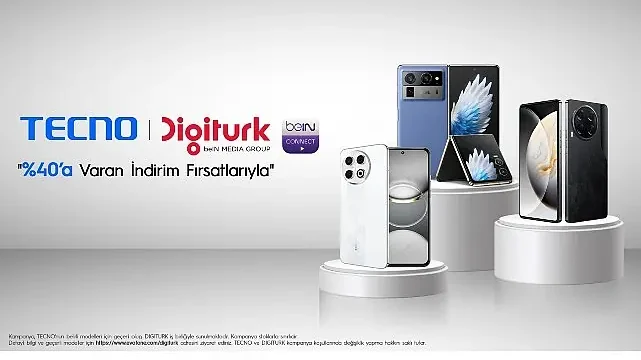 TECNO ve Digiturk’ten Avantajlı İş Birliği: Seçili Akıllı Telefonlarda %40’a Varan İndirim